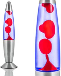 Almineez Magic 16 Inch Lamp Aluminium Soothing Colour Motion Novelty Retro Fun Gadget Gift Red Wax Blue Liquid - Size: 16 inches
