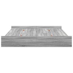 Berkfield Home Storage Bed Frame with Drawer with Headboard with Storage Grey sonoma 180 x 200 cm - thumbnail 6