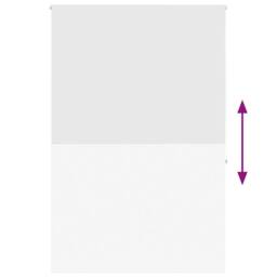 Berkfield Home Shower Roller Blind 150x240 cm Fabric Width 146 cm in White - thumbnail 5