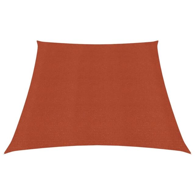 Berkfield Home Sunshade Sail 160 g/m ² Terracotta 3/4x2 m HDPE in Brown - image 1