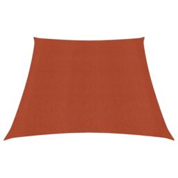 Berkfield Home Sunshade Sail 160 g/m ² Terracotta 3/4x2 m HDPE in Brown - thumbnail 1