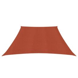 Berkfield Home Sunshade Sail 160 g/m ² Terracotta 3/4x2 m HDPE in Brown - thumbnail 2