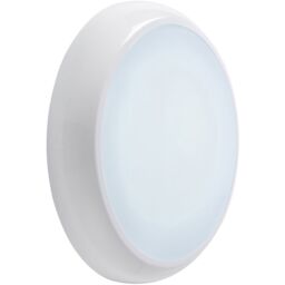 Loops Gloss White Commercial IP65 Bulkhead Light 18W CCT LED Module - Microwave Sensor - thumbnail 4
