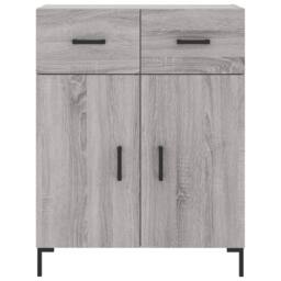 Berkfield Home Sideboard Grey Sonoma 69.5x34x90 cm Engineered Wood - thumbnail 6