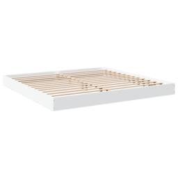 Berkfield Home Modern Bed Frame without Mattress White 180x200 cm Super King Eng - thumbnail 6