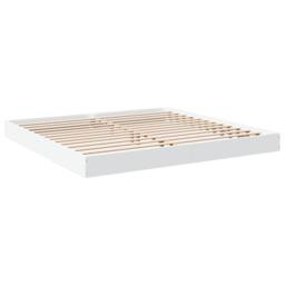 Berkfield Home Modern Bed Frame without Mattress White 180x200 cm Super King Eng - thumbnail 1