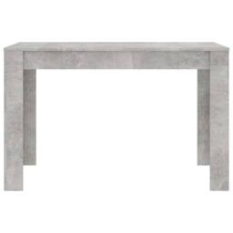 Berkfield Home Durable Dining Table Concrete Grey 120x60x76 cm Engineered Wood - Size: 120 x 60 x 76 cm - thumbnail 4