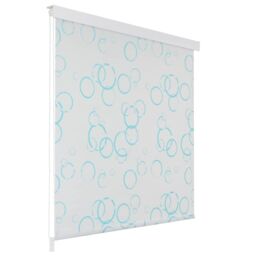Berkfield Home Shower Roller Blind 80x240 cm Bubble in White - thumbnail 1