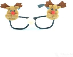 Shatchi Assorted 3D Christmas Glasses Xmas Fancy Costume Accessories Photo Booth Prop Stocking Fillers 8Pk - thumbnail 5