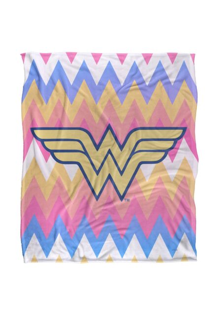 Wonder Woman Multi-Color Silky Touch Super Soft Throw Blanket 152 X 127 cm in White - image 1