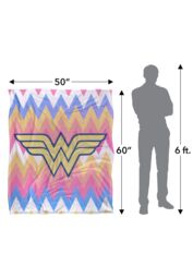 Wonder Woman Multi-Color Silky Touch Super Soft Throw Blanket 152 X 127 cm in White - thumbnail 5