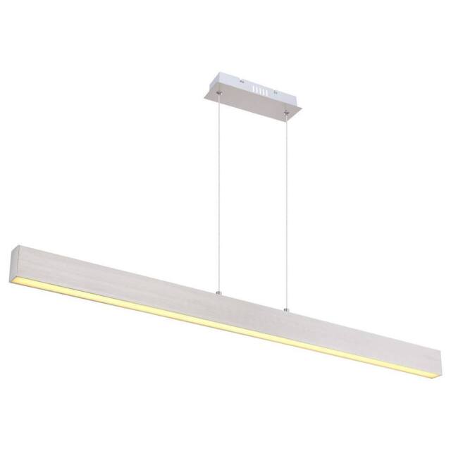 Netlighting Verena Bar Pendant Ceiling Light Nickel Matt LED 3000K in Grey - image 1