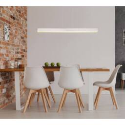 Netlighting Verena Bar Pendant Ceiling Light Nickel Matt LED 3000K in Grey - thumbnail 5