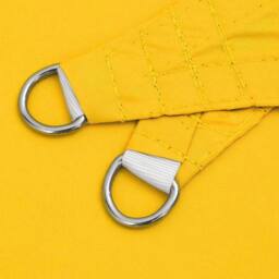Berkfield Home Sun Shade Sail Yellow 7x5x5 m 100% Polyester Oxford - thumbnail 5