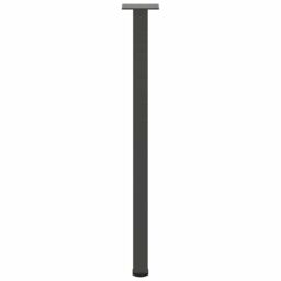 Berkfield Home Coffee Table Legs 4 pcs Anthracite 72-74 cm Steel in Black - thumbnail 6