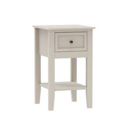 Melody Maison Pair Of One Drawer Bedside Tables - Rowley Pale Cream Range - thumbnail 1