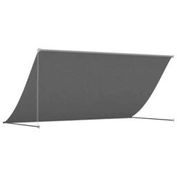 Berkfield Home Retractable Awning Anthracite 300x150 cm Fabric & Steel in Dark Grey - thumbnail 5