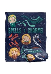 Warner Brothers Harry Potter Spells & Charms Blanket 152 x 127 cm in White - thumbnail 2