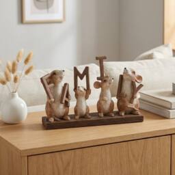 Garden Greatness Standing Mice Family Ornament - Size: 1 Pack