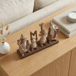 Garden Greatness Standing Mice Family Ornament - Size: 1 Pack - thumbnail 2