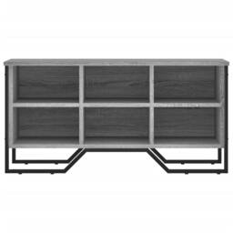 Berkfield Home Shoe Cabinet Grey Sonoma 90x38x45.5 cm Engineered Wood - thumbnail 4