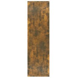 Berkfield Home Book Cabinet/Room Divider Smoked Oak 80x30x103 cm Engineered wood in Brown - Size: 80 x 30 x 103 cm - thumbnail 4