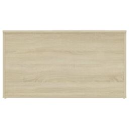 Berkfield Home Storage Chest Sonoma Oak 84x42x46 cm Engineered Wood in Brown - Size: 84 x 42 x 46 cm - thumbnail 5