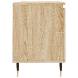 Berkfield Home TV Cabinet Sonoma Oak 104x35x50 cm Engineered Wood in Light Oak - Size: 104 x 35 x 50 cm - thumbnail 7