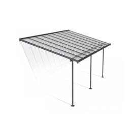 Palram Patio Cover Sierra 3 x 5.46 Clear - L555 x W299 x H305 cm - Grey - thumbnail 1