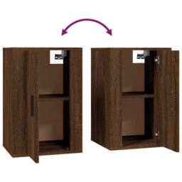 Berkfield Home Wall Mounted TV Cabinets 2 pcs Brown Oak 40x34.5x60 cm - thumbnail 9