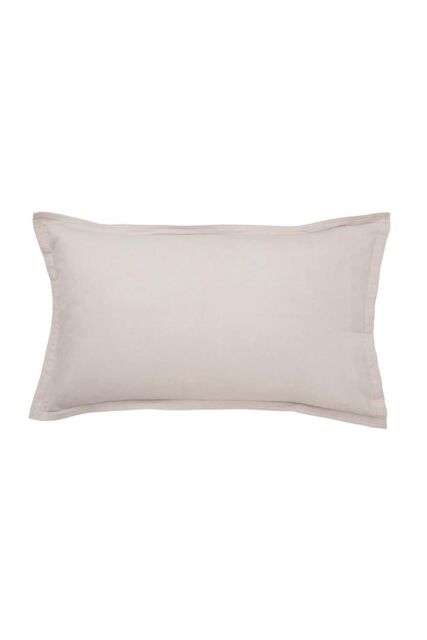 Murmur 'Laila' Brushed Cotton Oxford Pillowcase in Cream - image 1