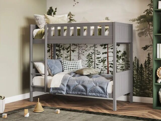 Flair Bea Shorty Bunk Bed in Grey - Size: Junior - image 1