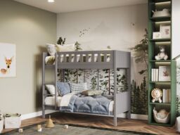 Flair Bea Shorty Bunk Bed in Grey - Size: Junior - thumbnail 2