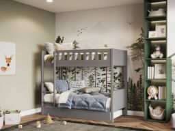 Flair Bea Shorty Bunk Bed in Grey - Size: Junior - thumbnail 6