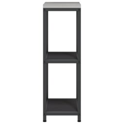 Berkfield Home Kitchen Storage Shelf with Storage Black Steel - thumbnail 5