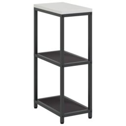 Berkfield Home Kitchen Storage Shelf with Storage Black Steel - thumbnail 2