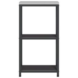 Berkfield Home Kitchen Storage Shelf with Storage Black Steel - thumbnail 6