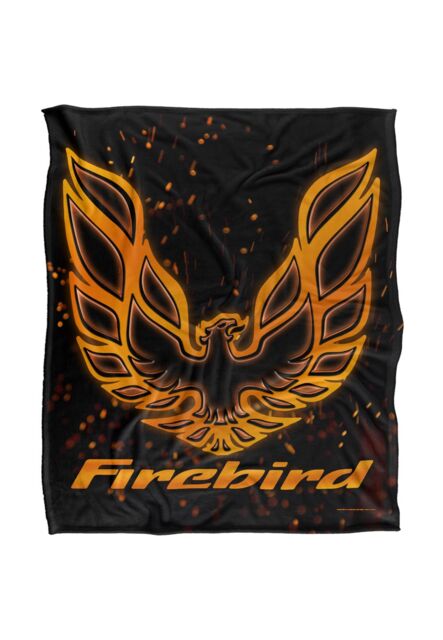 General Motors Pontiac Firebird Eagle Logo Silky Touch Super Soft Throw Blanket 152 X 127 cm in White - image 1