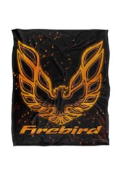 General Motors Pontiac Firebird Eagle Logo Silky Touch Super Soft Throw Blanket 152 X 127 cm in White - thumbnail 1