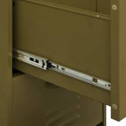 Berkfield Home Storage Cabinet Olive Green 42.5x35x101.5 cm Steel - thumbnail 9