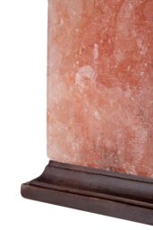 Orsina Nepal Box Salt Lamp, Square Himalayan Salt Chunks In Wooden Cage Frame, Emits Soft Amber Glow To Enhance in Orange - thumbnail 6