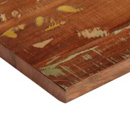 Berkfield Home Table Top 110x20x3.8 cm Rectangular Solid Wood Reclaimed in Brown - thumbnail 6