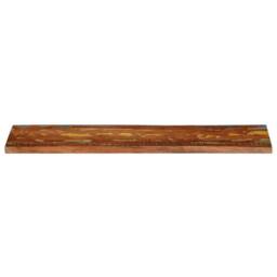 Berkfield Home Table Top 110x20x3.8 cm Rectangular Solid Wood Reclaimed in Brown - thumbnail 3