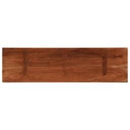 Berkfield Home Table Top 110x20x3.8 cm Rectangular Solid Wood Reclaimed in Brown - thumbnail 5