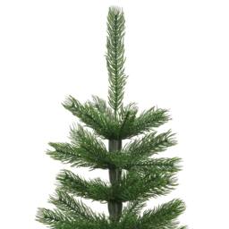 Berkfield Home Beautiful Artificial Slim Christmas Tree with Stand 150 cm PE in Green