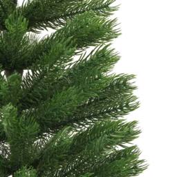 Berkfield Home Beautiful Artificial Slim Christmas Tree with Stand 150 cm PE in Green - thumbnail 5