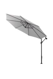 H&O Direct Outdoor 3m Cantilever Garden Parasol（Base not included） in Light Grey - thumbnail 3