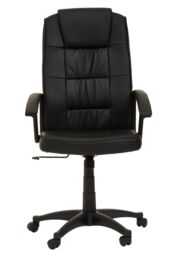 Orsina Ergonomic Black Home Office Chair, Comfortable Work From Home Chair, Movable Ergonomic Chair For Office - thumbnail 3