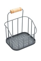 Living Nostalgia Wire Sink Tidy in Grey