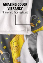 Warner Brothers Harry Potter Watercolor Hufflepuff Crest Blanket 152 x 127 cm in White - thumbnail 4